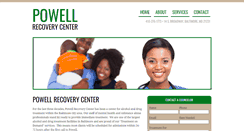 Desktop Screenshot of powellrecovery.com